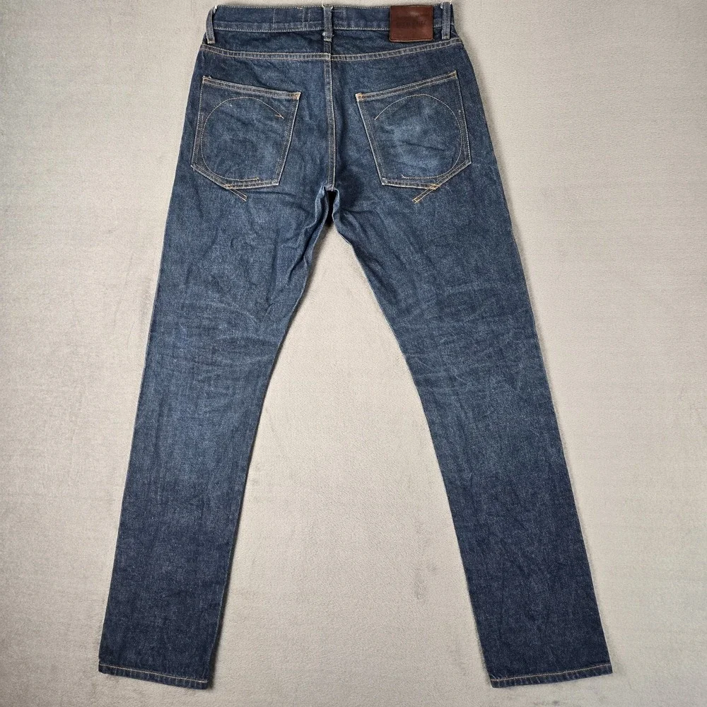 Charles Miller Brand Jeans Mens 32x33 CMBD X Fitz Denim Selvedge Raw USA Made‎